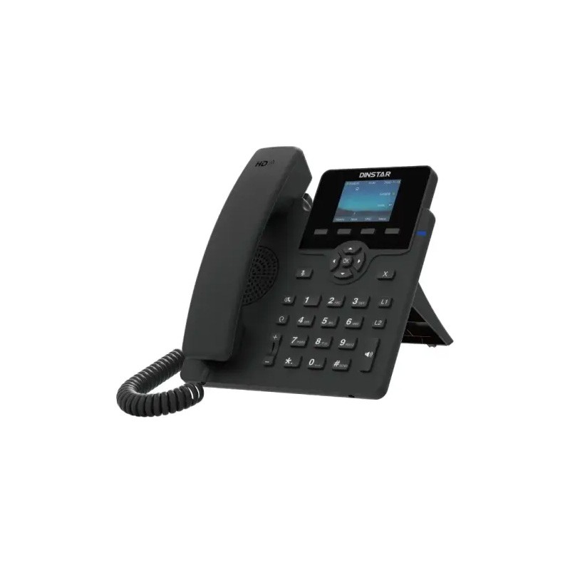 DINSTAR C60UP Entry Level IP Phone with POE & With Adapter